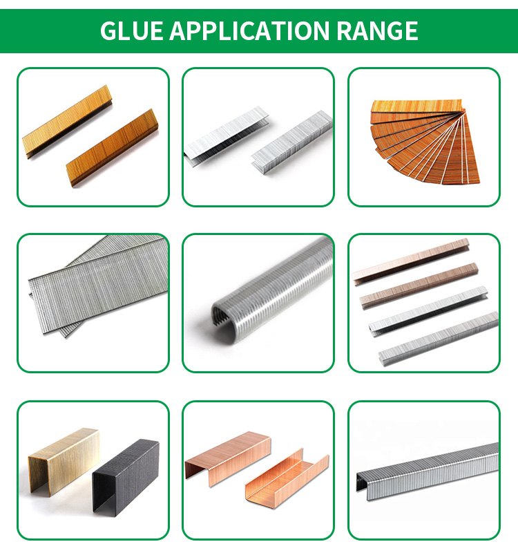 Professional Glue Factory Wholesale A465 B11 Staple Pins Adhesive Wireband Glue 